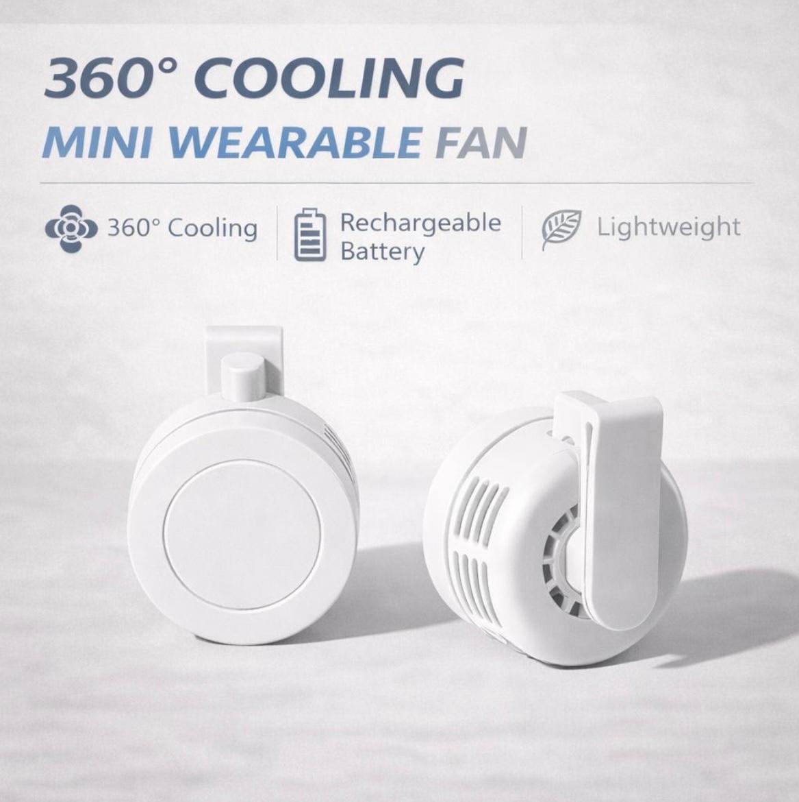 Mini portable fan